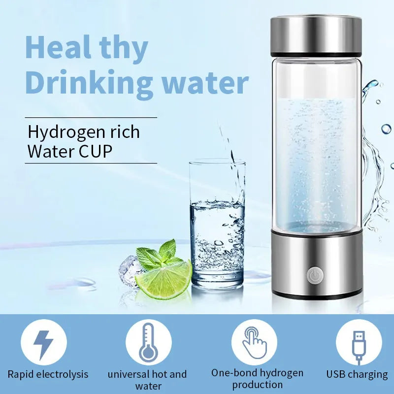 AquaVital™ Hydrogen Water Bottle
