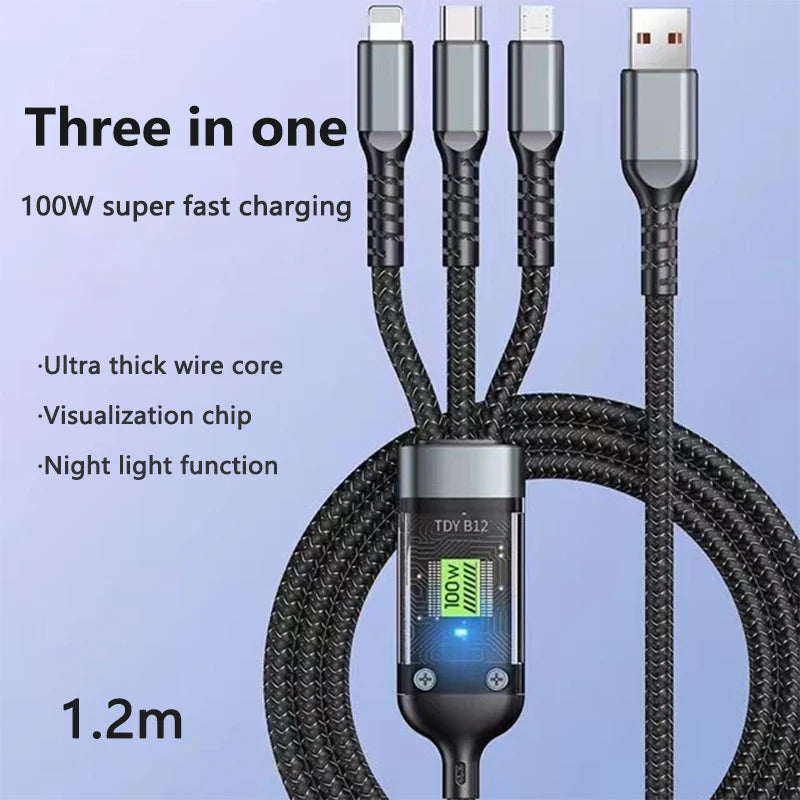 SpeedLink™  3-in-1 Ultra Fast Charging Cable